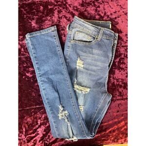 American Quality Demin Distressed Jeans - Size 13